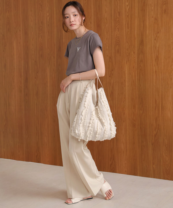 shaggy jacquard bag