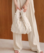 shaggy jacquard bag