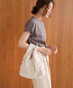 shaggy jacquard bag