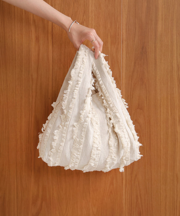 shaggy jacquard bag