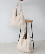 shaggy jacquard bag