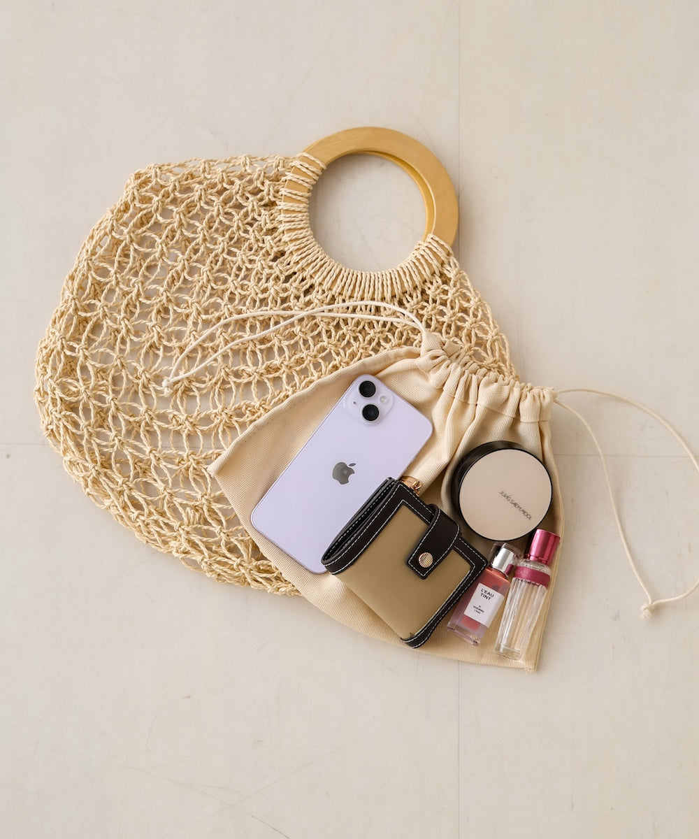 paper bag with pouch