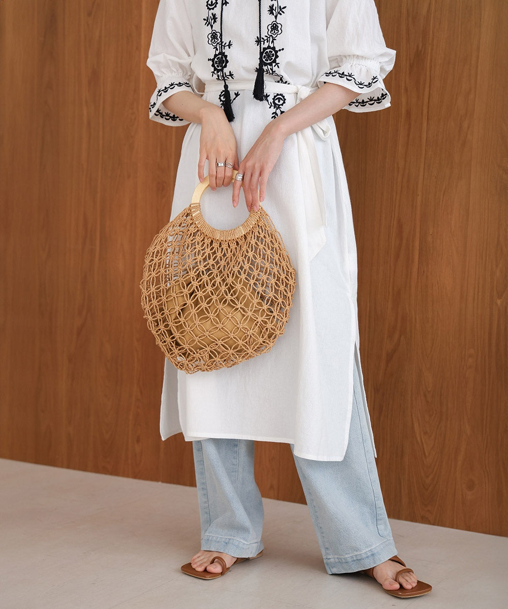 paper bag with pouch