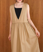 side ribbon jumper onepiece