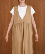 side ribbon jumper onepiece
