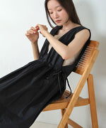 side ribbon jumper onepiece
