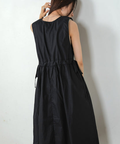 side ribbon jumper onepiece