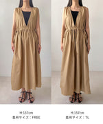 side ribbon jumper onepiece