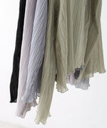 シフォン楊柳ブラウス