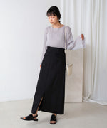 シフォン楊柳ブラウス