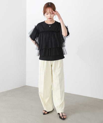 tulle docking T-shirt