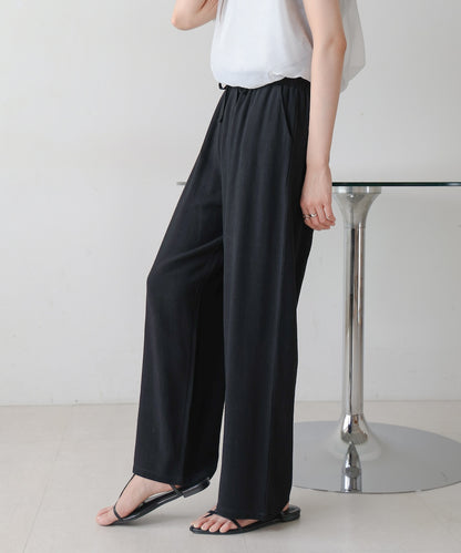cotton linen relaxed pants