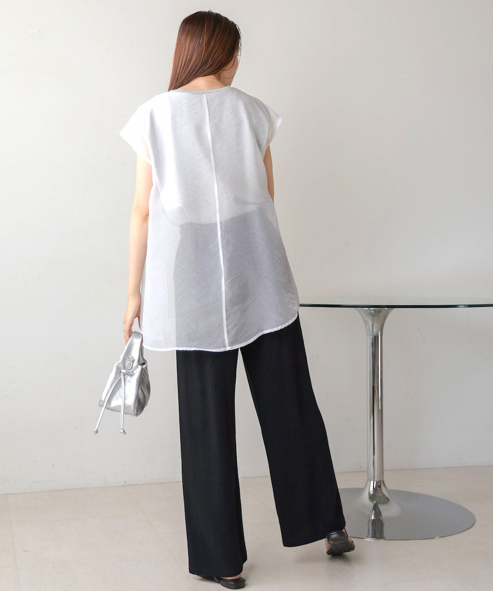 cotton linen relaxed pants