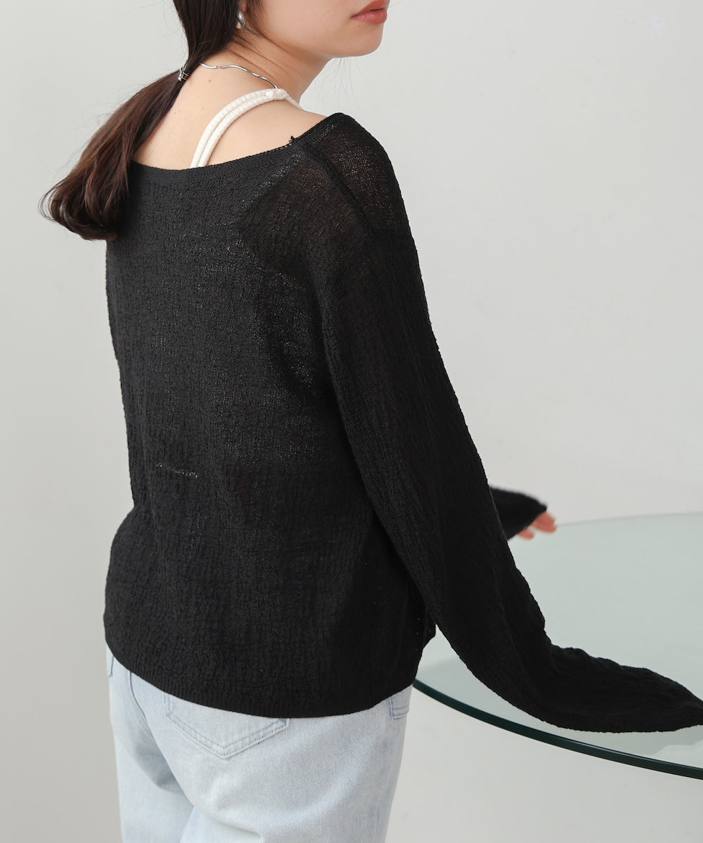 shell button cardigan tops