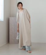 gathered sleeve onepiece