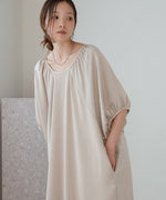 gathered sleeve onepiece
