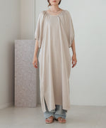 gathered sleeve onepiece