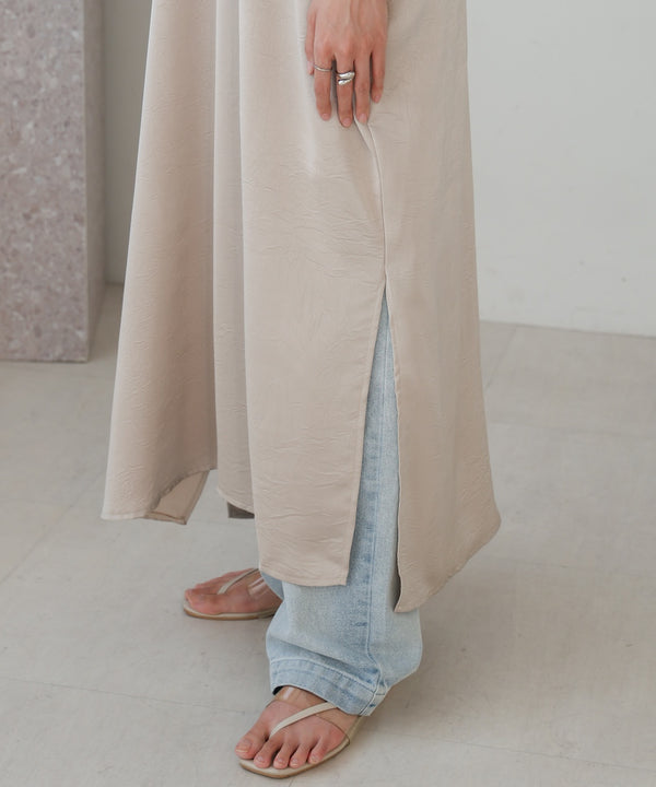 gathered sleeve onepiece