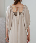 gathered sleeve onepiece