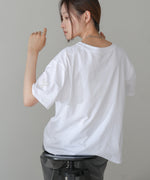 ribbon pearl t-shirt