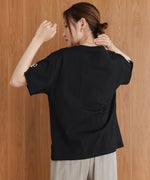 ribbon pearl t-shirt