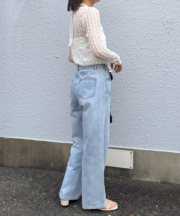 ｈalter neck cami + lace tops