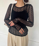 ｈalter neck cami + lace tops