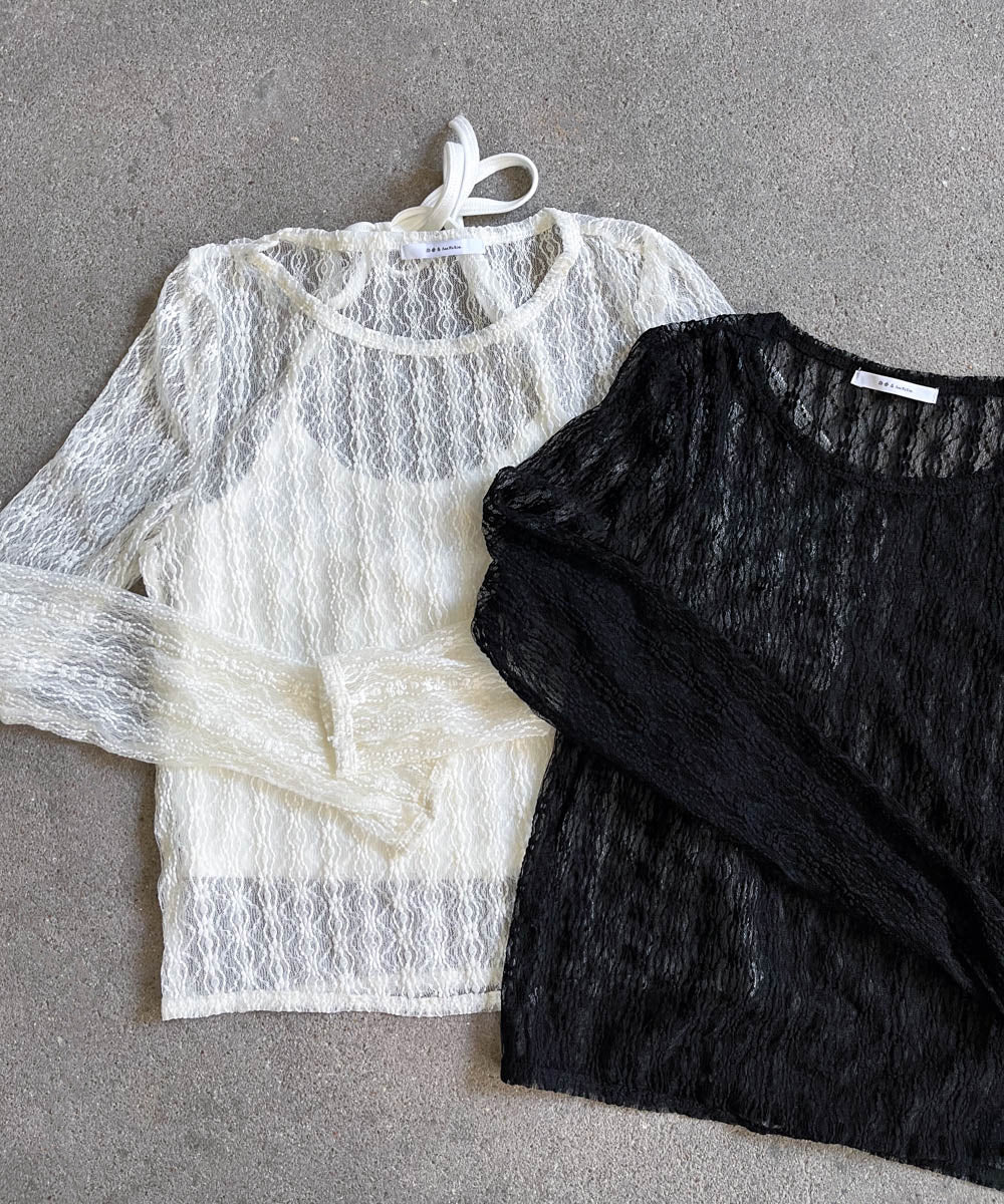 ｈalter neck cami + lace tops