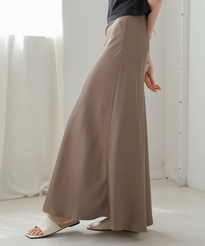 satin narrow skirt