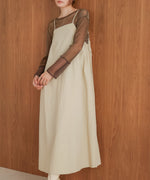 side ribbon cami onepiece