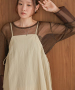 side ribbon cami onepiece