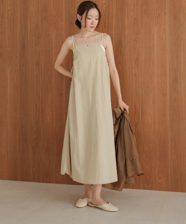 side ribbon cami onepiece