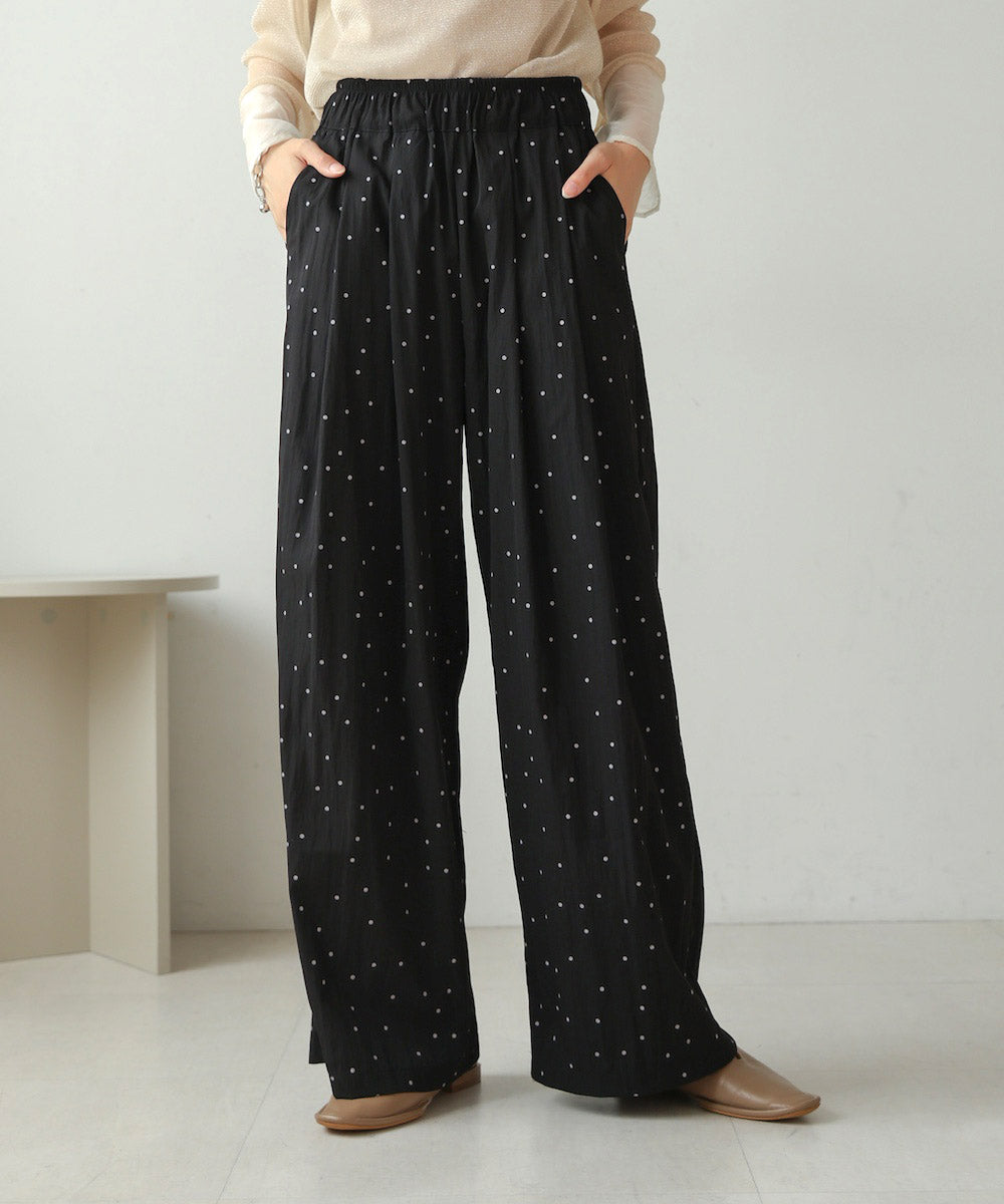 dot relaxed pants