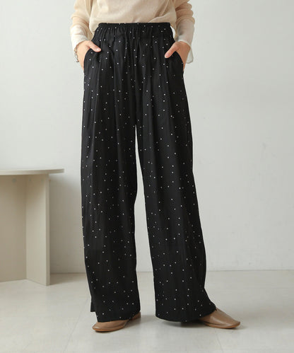 dot relaxed pants