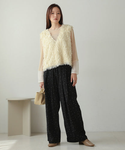 dot relaxed pants