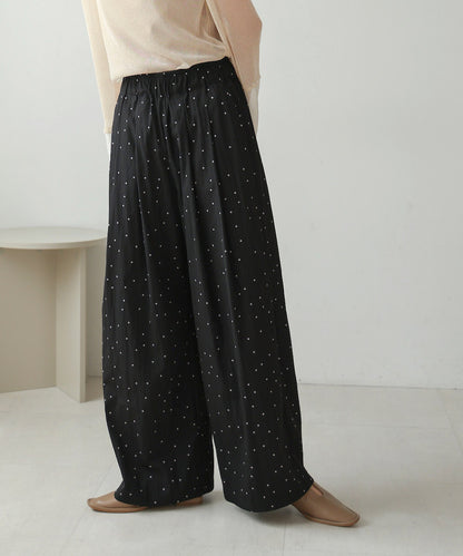 dot relaxed pants