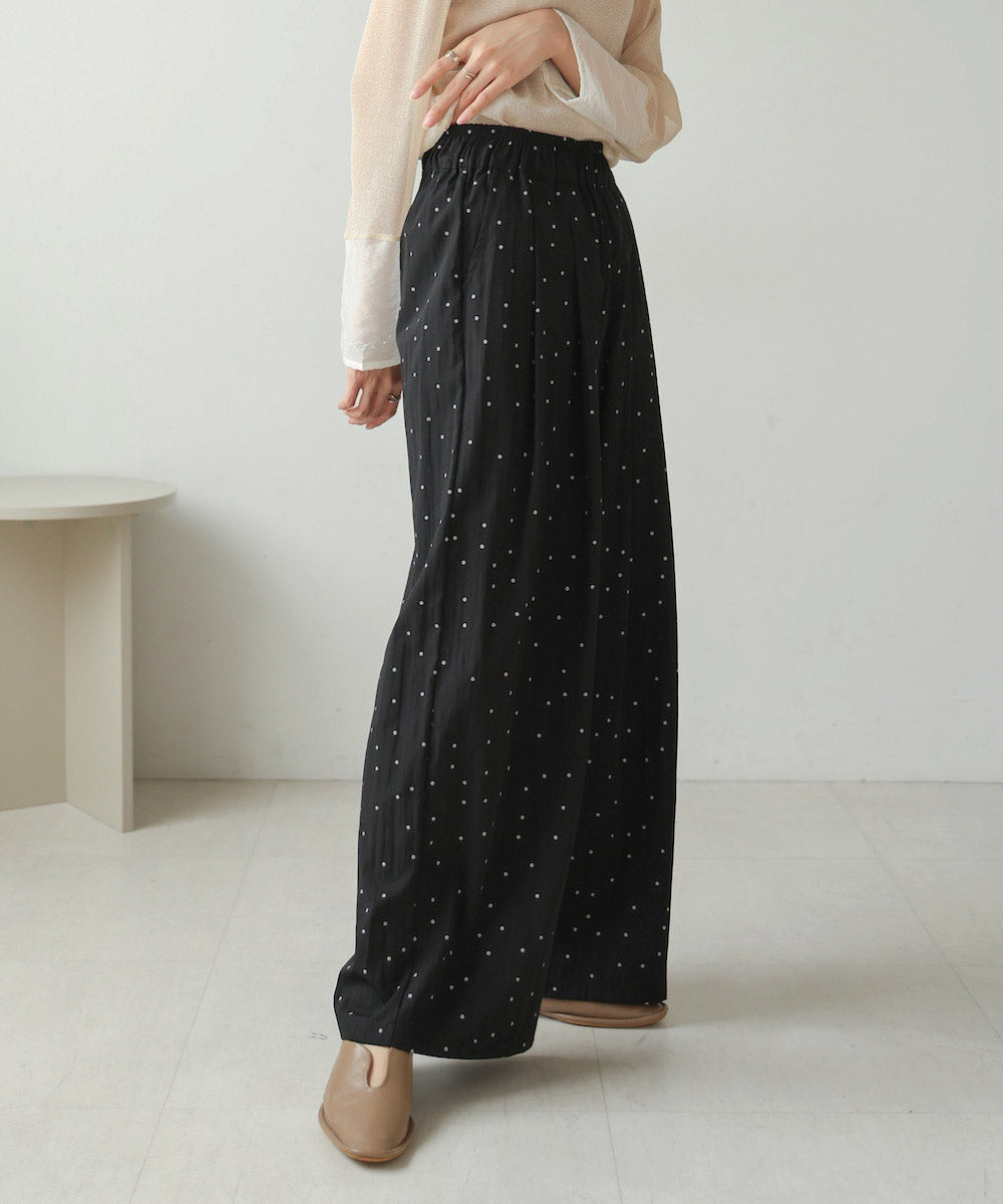 dot relaxed pants