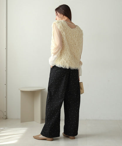 dot relaxed pants