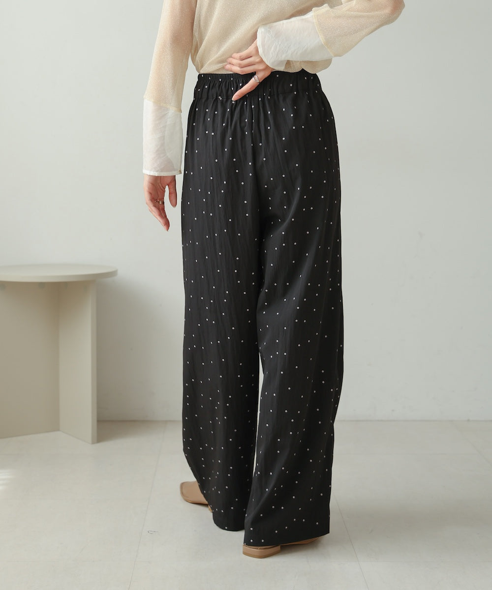 dot relaxed pants