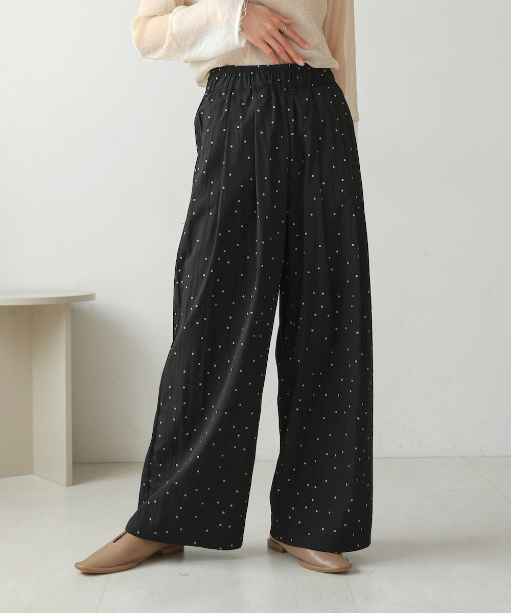 dot relaxed pants