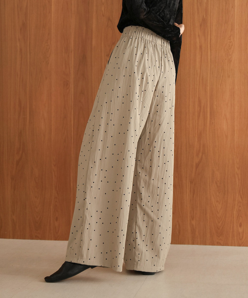 dot relaxed pants