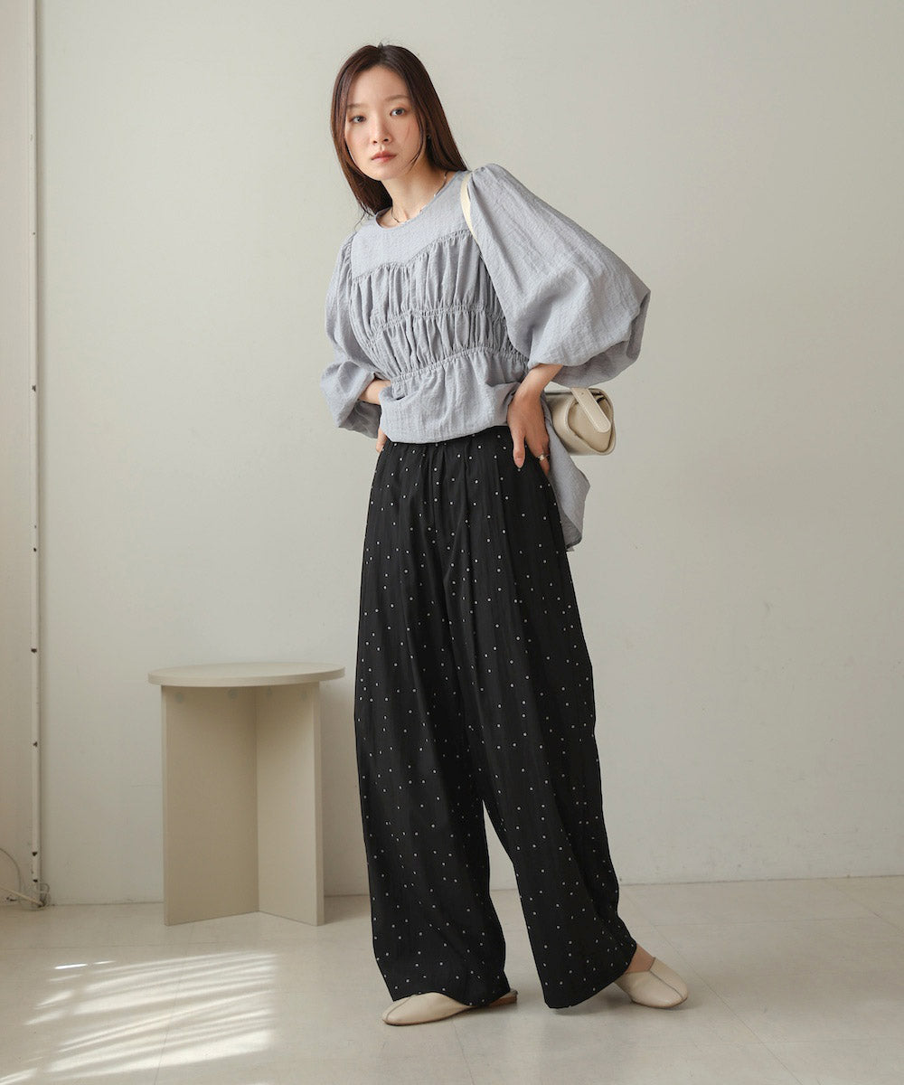 dot relaxed pants