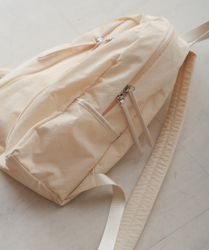 ribbon zip backpack