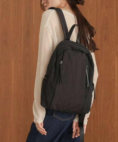 ribbon zip backpack