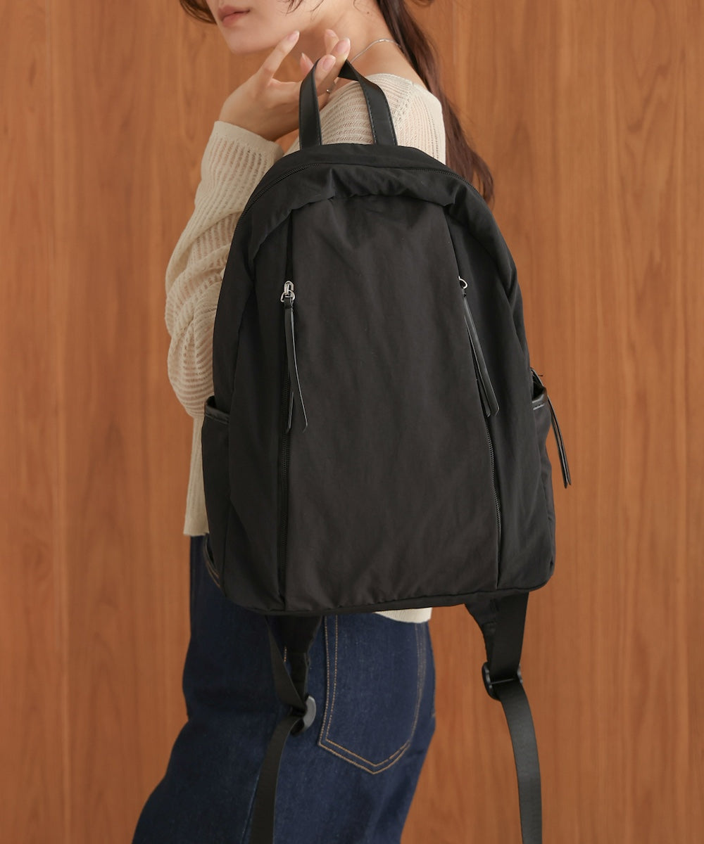 ribbon zip backpack