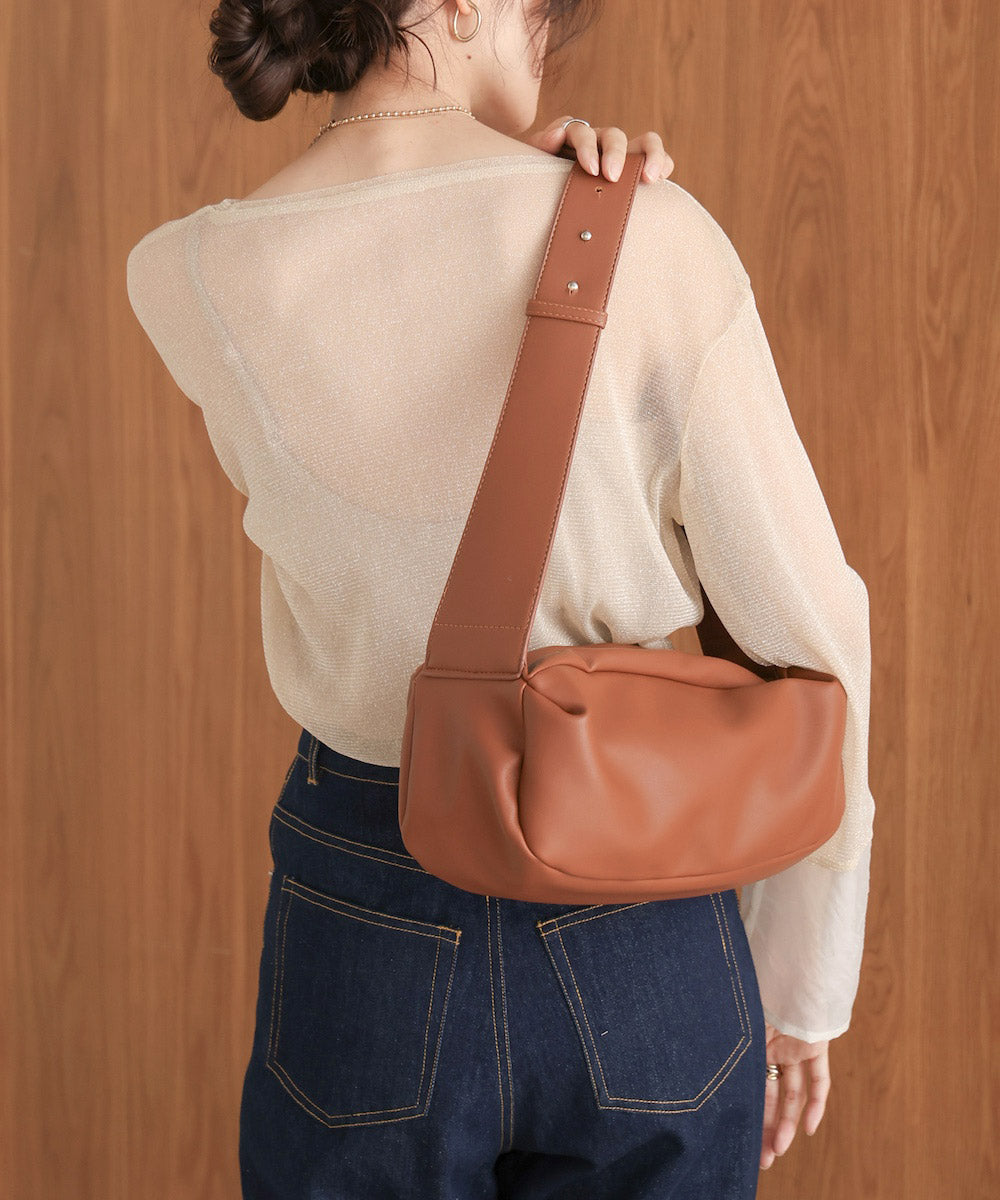 faux leather crossbody bag