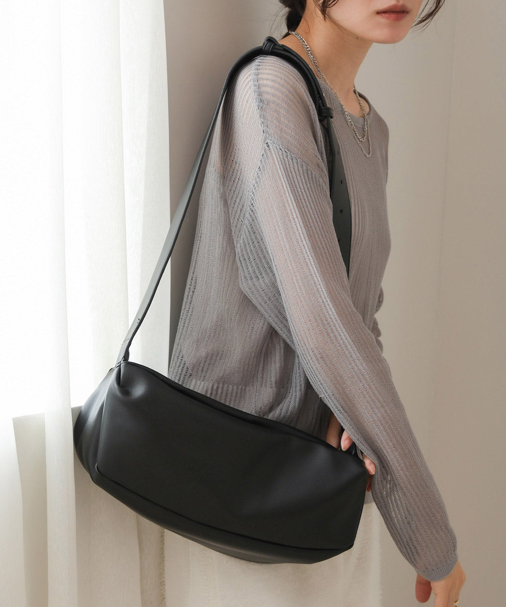 faux leather crossbody bag