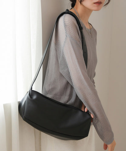 faux leather crossbody bag