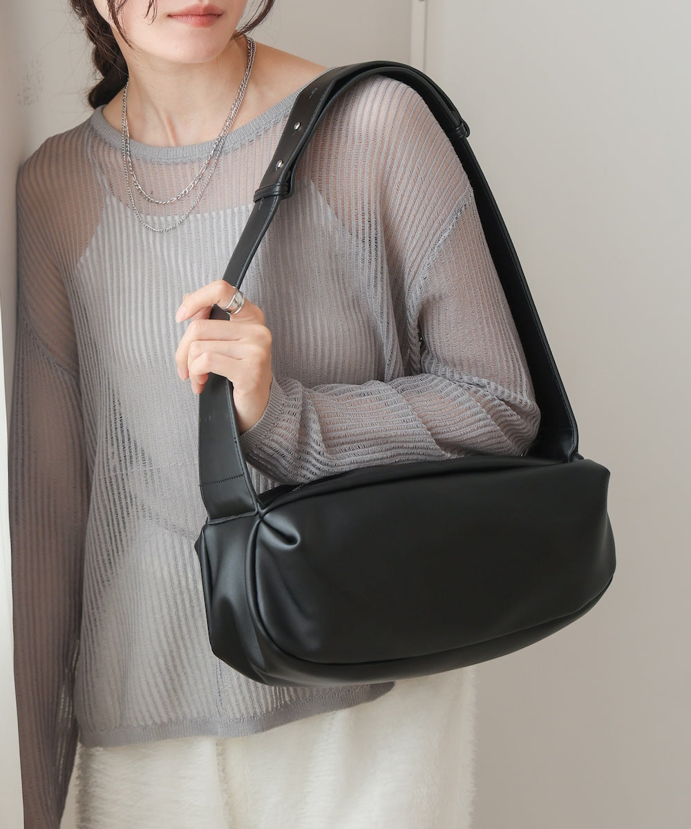 faux leather crossbody bag