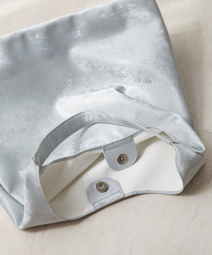 shiny triangle bag